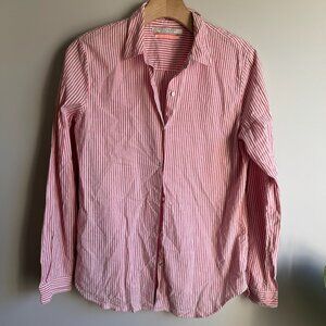 Classic Scotch & Soda Size S Pink 🩷 Striped Women's Shirt